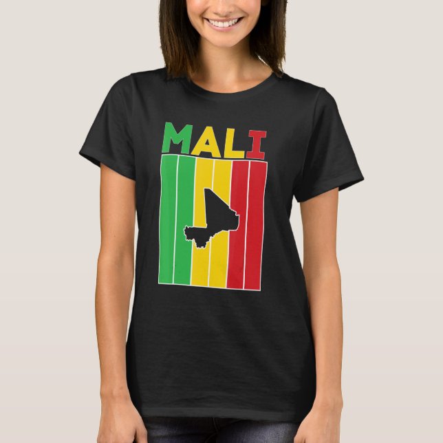 T-shirt Frontières du Mali (Devant)