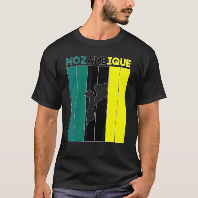 T-shirt Frontières du Mozambique (Devant)