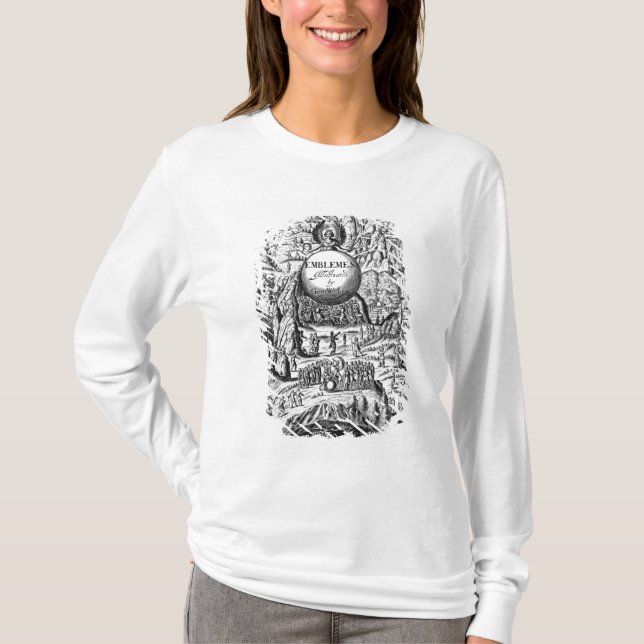 T-shirt Frontispice aux "emblèmes" de George Wither, 1635 (Devant)