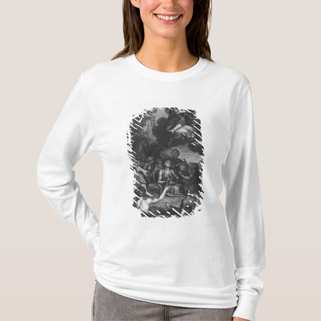 T-shirt Frontispice aux "oeuvres par Nicolas Boileau (Devant)