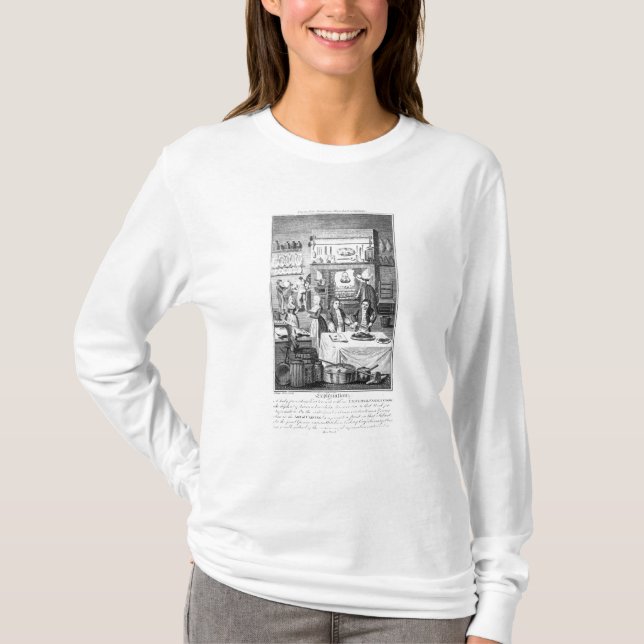 T-shirt Frontispice 'de l'Instructor de la femme de charge (Devant)