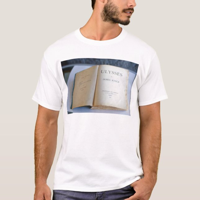 T-shirt Frontispice de "Ulysse" par James Joyce (Devant)