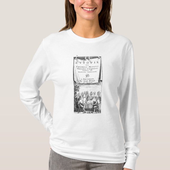T-shirt Frontispice, 'l'Utopie de Thomas More (Devant)