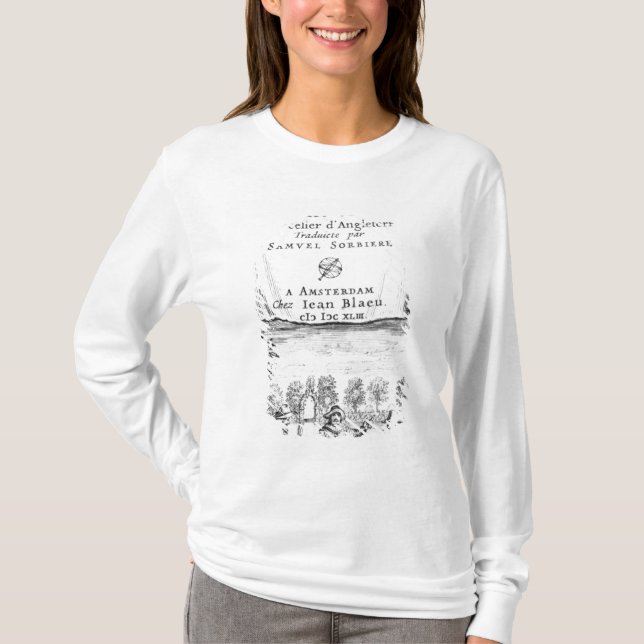 T-shirt Frontispiece, "L'utopie de Thomas More" (Devant)
