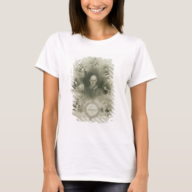 T-shirt Frontispiece pour les "Sonnets", de "The Complete (Devant)