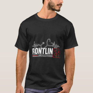 T-shirt Frontliner ER Nurse Hospital Médicale inscrit Nu