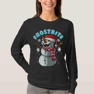 T-shirt Frostbite Snowman Vampire Noël Funky Noël