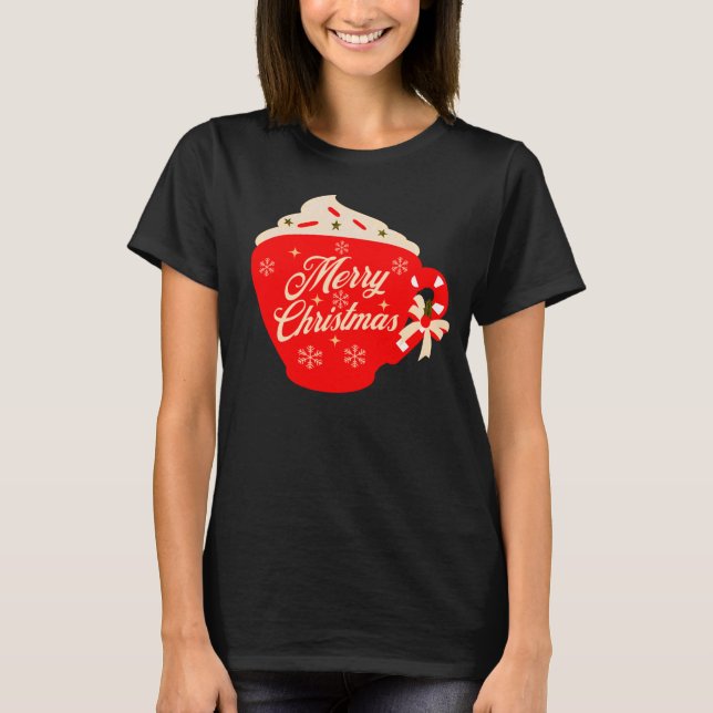 T-shirt Frosting Flocons de Neige Noël  (Devant)