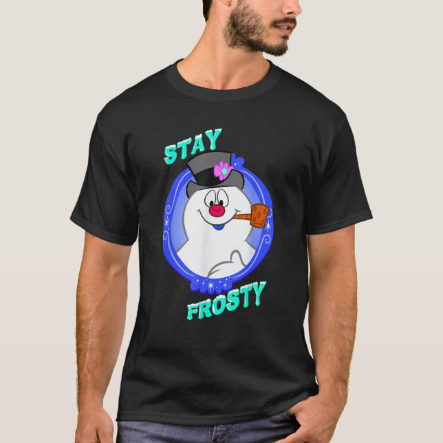 T-shirt Frosty Le Snowman Reste Frosty (Devant)