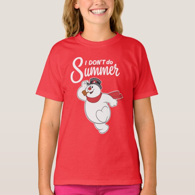 T-shirt Frosty the Snowman™ | I Don't Do Summer (Devant)