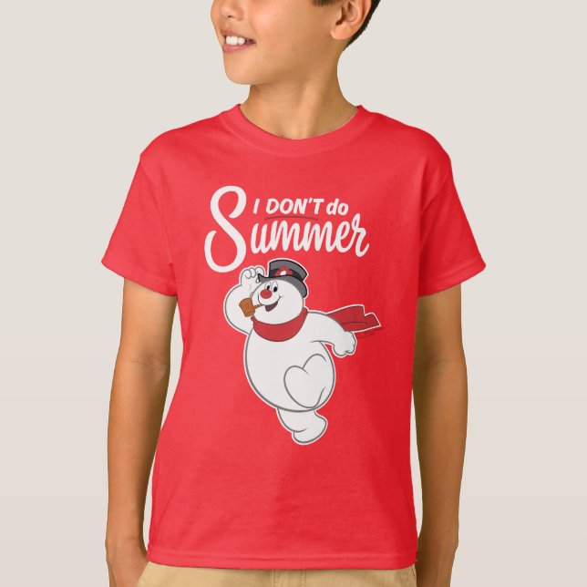 T-shirt Frosty the Snowman™ | I Don't Do Summer (Devant)