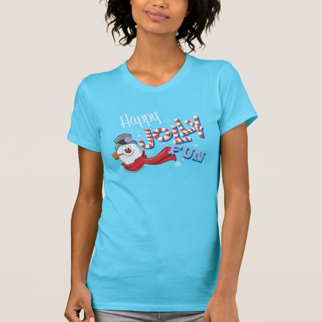 T-shirt Frosty the Snowman™ | Joyeux Jolly Fun (Devant)