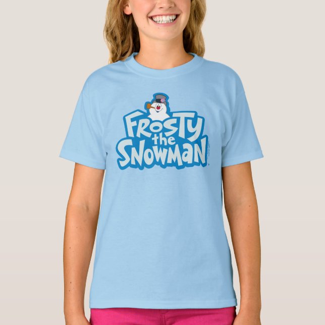 T-shirt Frosty the Snowman™ | Logo empilé gelé (Devant)