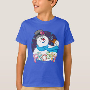 T-shirt Frosty the Snowman™ Nom du Sucre de canne coloré