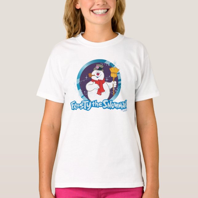 T-shirt Frosty the Snowman™ | Portrait magique Frosty (Devant)