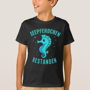 T-shirt Frühschwimmer Seepferdchen bestanden Schwimmen