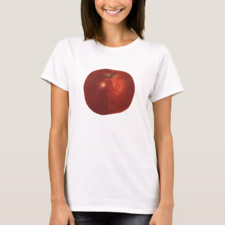 T-shirt Fruit Alimentaire Ancien, Pomme Rouge Délicieuse B