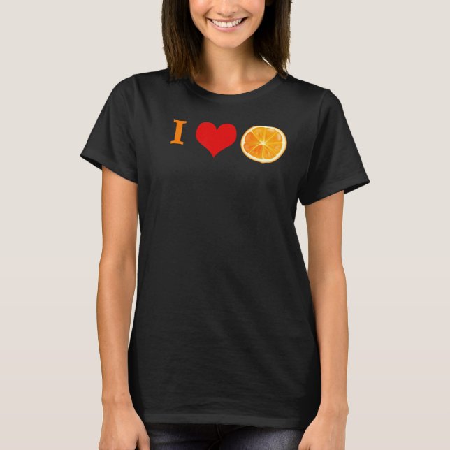 T-shirt Fruit aux agrumes d'orange (Devant)