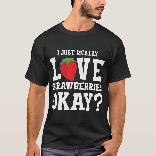 T-shirt Fruit aux fraises Lover Berries sucrées (Devant)