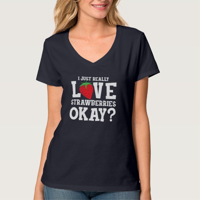 T-shirt Fruit aux fraises Lover Berries sucrées (Devant)