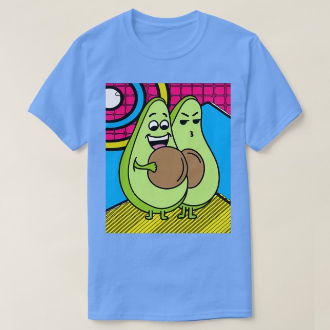 T-shirt Fruit Avocado amusant (Design devant)