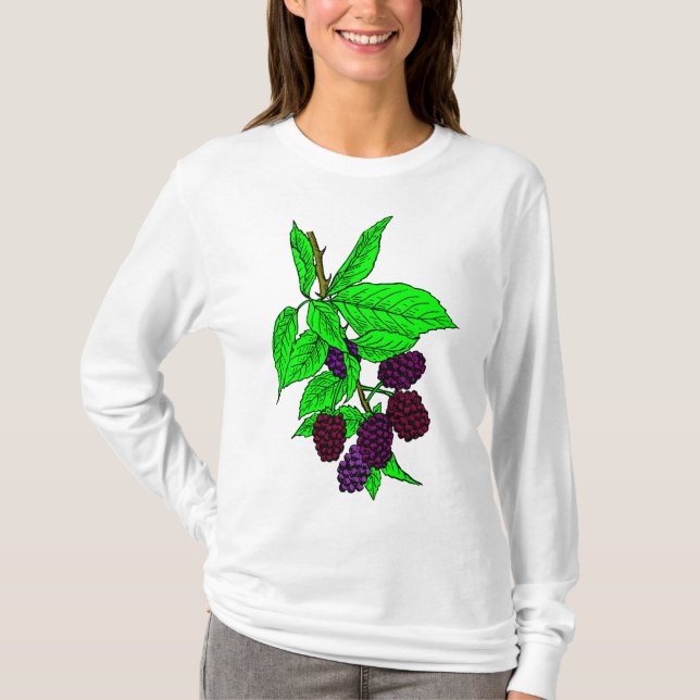 T-shirt Fruit Blackberry (Devant)