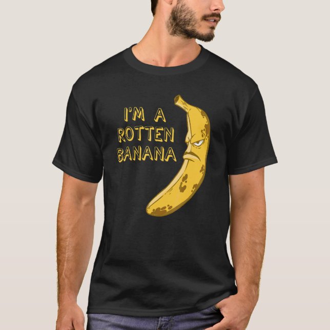T-shirt Fruit Brown de face à la grenouille à la banane (Devant)