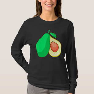 T-shirt Fruit d'avocat Nourriture Végétalien Végétarien