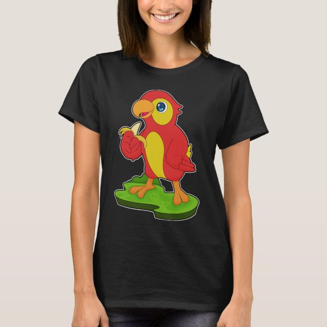 T-shirt Fruit de banane de perroquet (Devant)