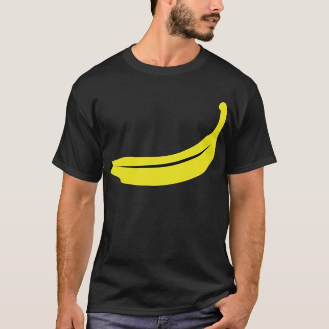 T-shirt fruit de banane jaune (Devant)