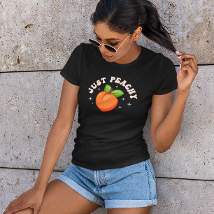 T-shirt Fruit de caricature Peachy