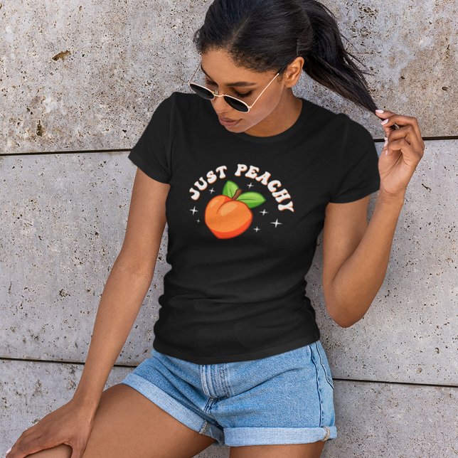 T-shirt Fruit de caricature Peachy (Créateur téléchargé)