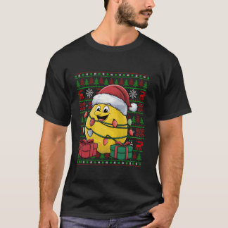 T-shirt Fruit de citron amusant Fruit de Noël éclaire laid