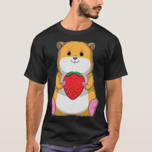 T-shirt Fruit de fraise à l'hamster
