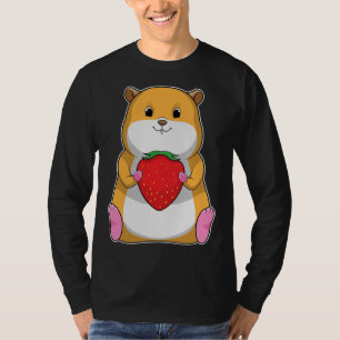 T-shirt Fruit de fraise à l'hamster