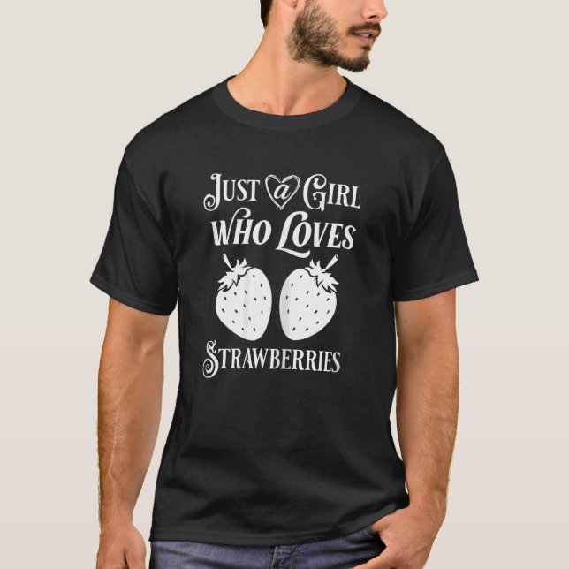 T-shirt Fruit de fraise Jardin Plante Graines fraises (Devant)
