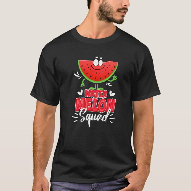 T-shirt Fruit de la brigade de pastèque de pastèque (Devant)
