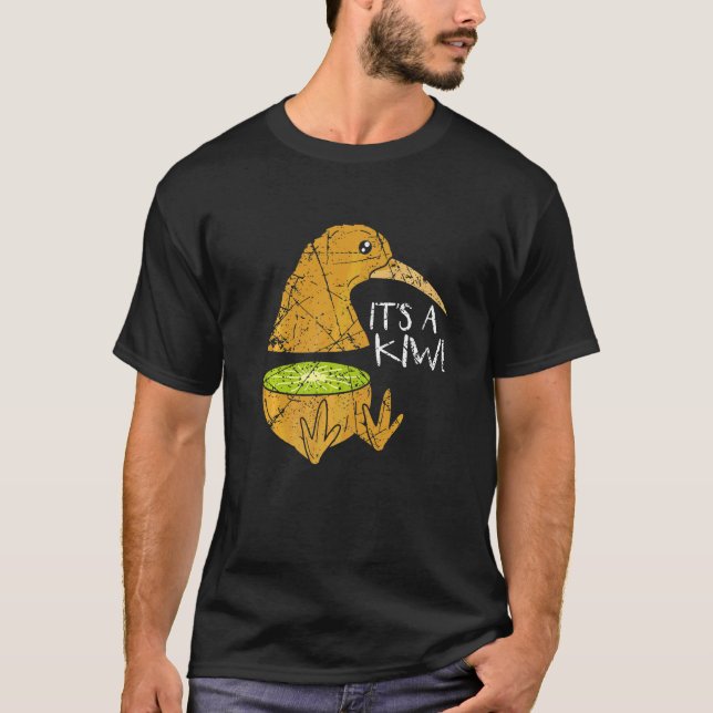 T-shirt Fruit de l'oiseau kiwi (Devant)