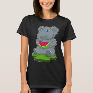 T-shirt Fruit de pastèque éléphant