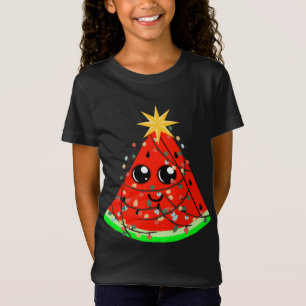 T-Shirt Fruit de pastèque Fruit hawaïen Noël d'été en