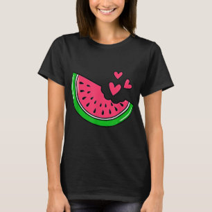 T-shirt Fruit de pastèque Melon Coeurs Amateurs Manger Fru