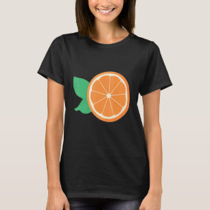 T-shirt Fruit de tranche d'orange