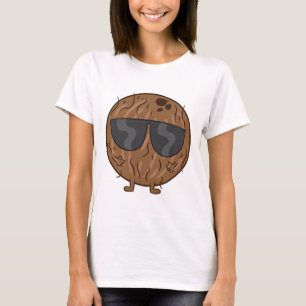 T-shirt Fruit D'Été De Coco Noix De Coca Aux Sungles Loc C