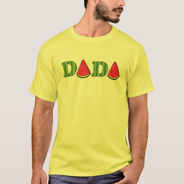 T-shirt Fruit d'été Fruit d'eau tranche Mens Dada (Devant)