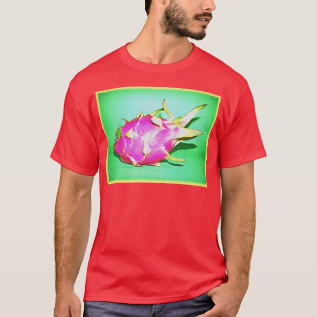 T-shirt "Fruit Dragon Lumineux" Belle Photo. Commandez dès (Devant)