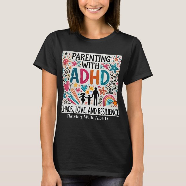 T-shirt Fruit du TDAH - "Parenting with ADHD (Devant)