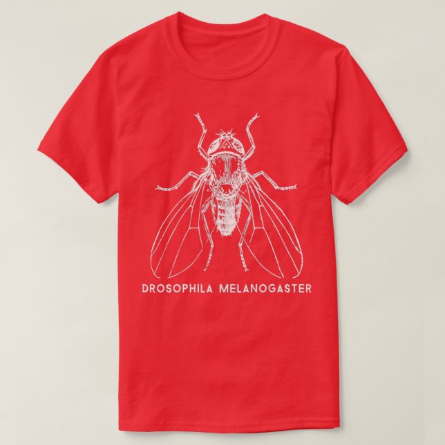 T-shirt Fruit Fly Drosophila Melanogaster pour la recherch (Design devant)