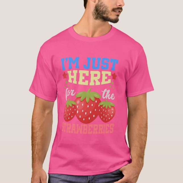 T-shirt Fruit fraise fraise fraises Vegas 1 (Devant)