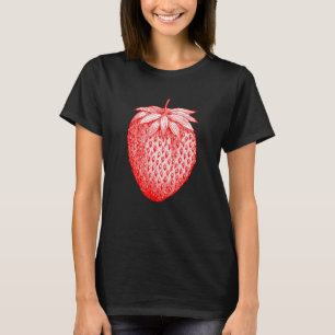 T-shirt Fruit fraise Retro Graphique Vintage Femmes Hommes