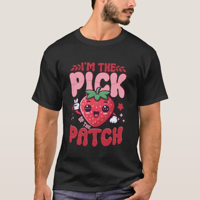 T-shirt Fruit Fraises Fraise Végétalien (Devant)